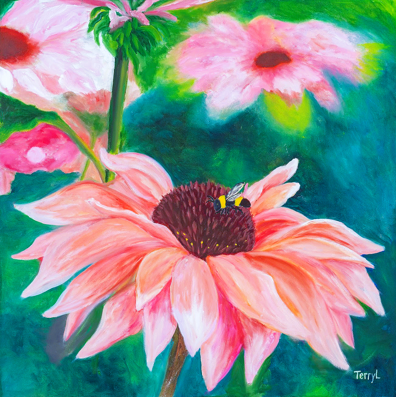 "Bee-Ware" / Oil on canvas / 24 x 24 in. /


$864.00