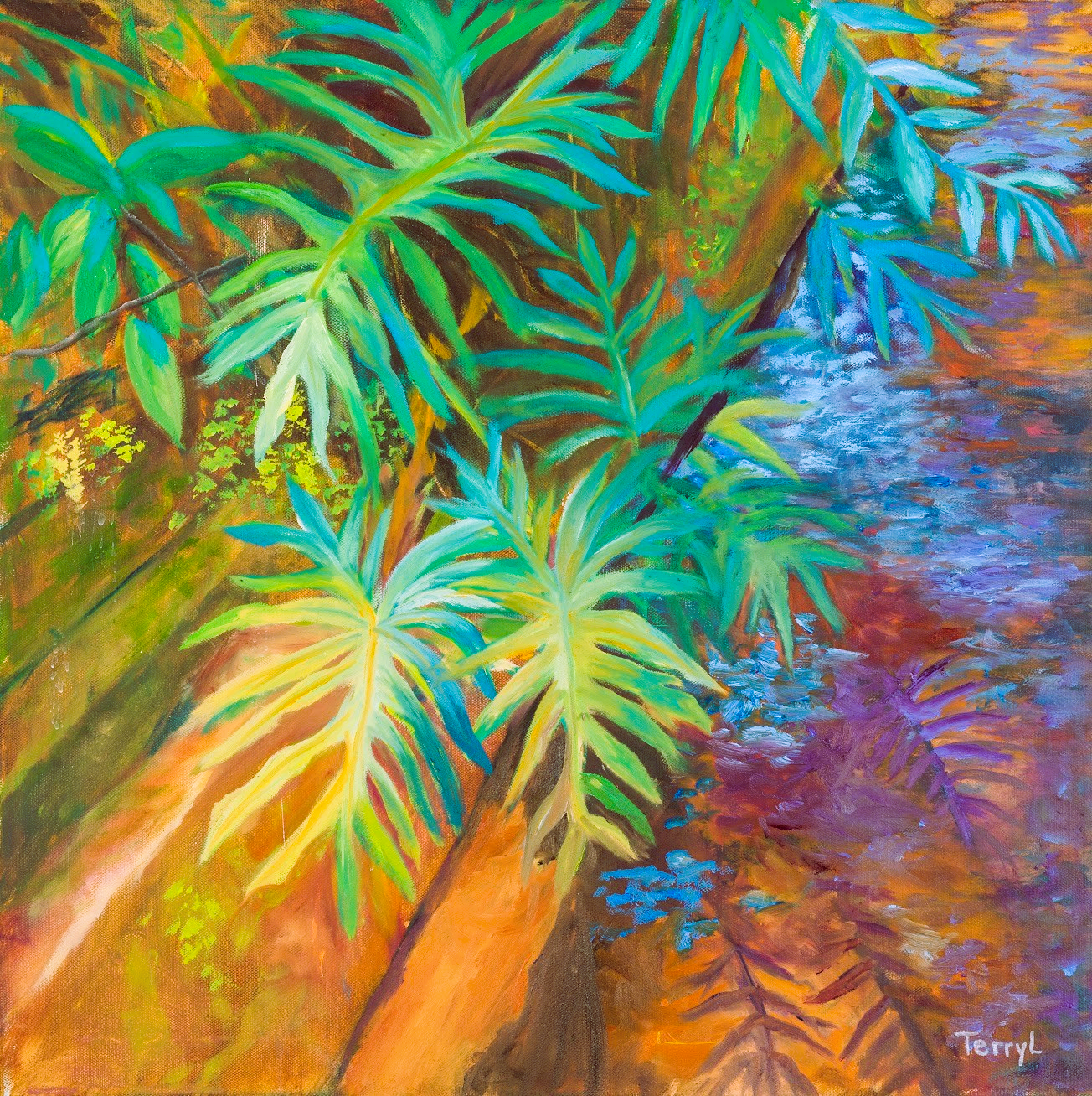 "Creek Bed / City Park, Rio De Janeiro /

        

Oil on canvas

24 x 24 in.

Price  $864.00