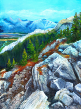 "Gondola Ride to the Top"   Banff Canada / 



Oil on canvas / 30 x 40 In. / 


$2,200.00