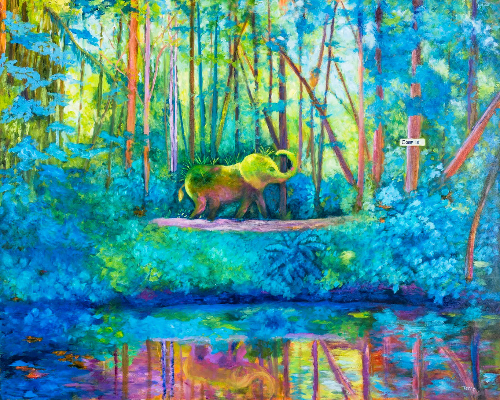 "Camp 18" / Oregon - Coastal Hwy / 60 x 48 in. / Oil on wood panel /

$4,320.00