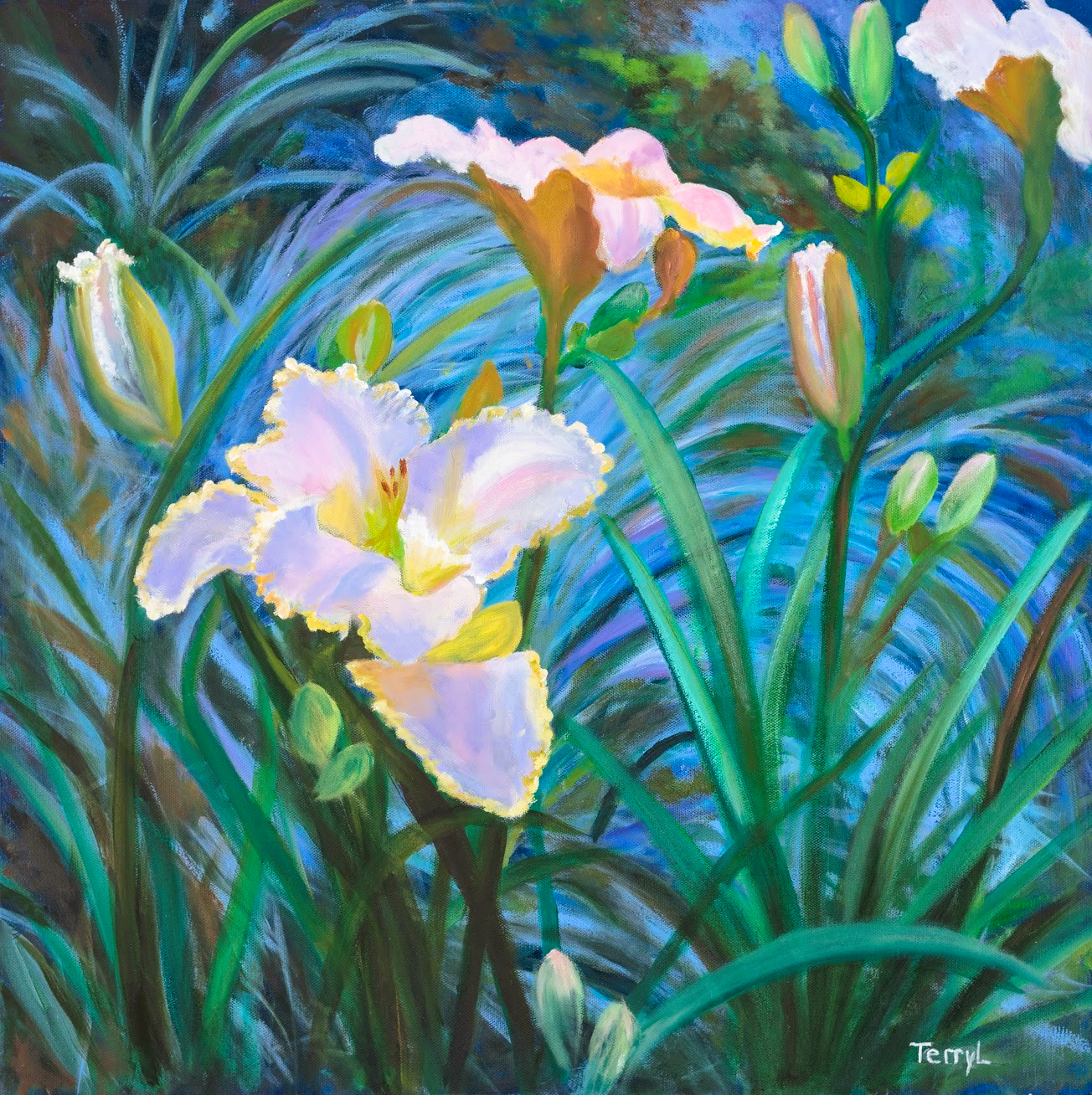 "Sahra" / Oil on canvas / 24 x 24 in. / 

$864.00