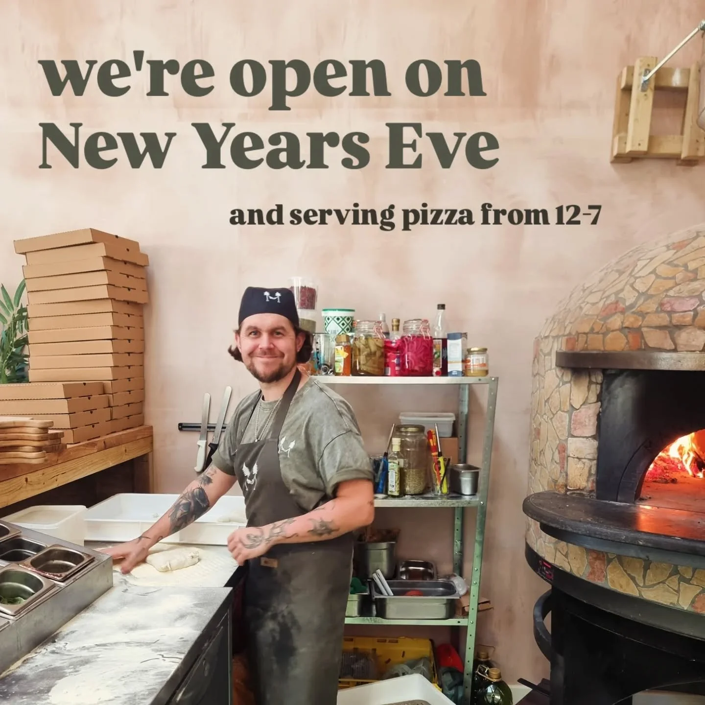 Hey divas, just a friendly reminder that we are opening our doors tomorrow, Wednesday 31st Dec, from 11am to 8pm! Expect pizza all day, board games, great tunes and just the right amount of alcohol to see you into the New Year! We're also open New Ye