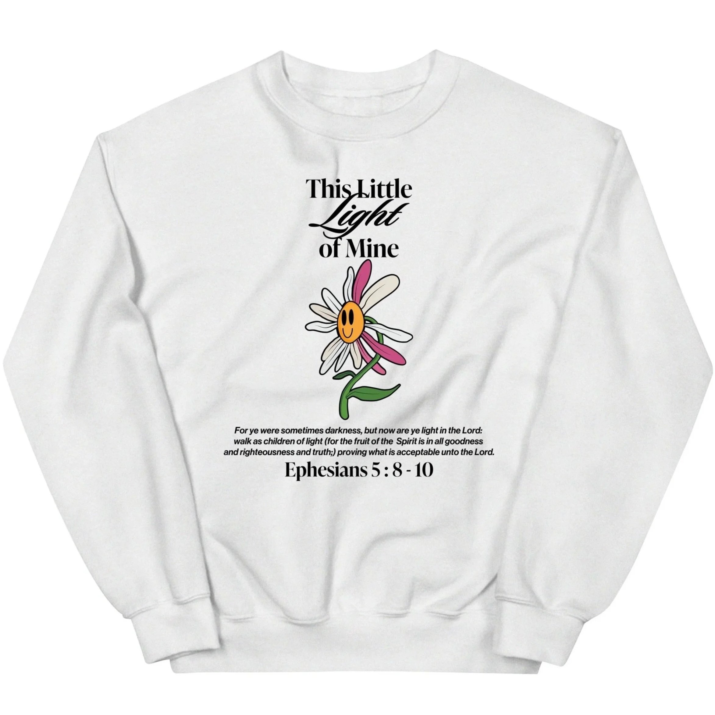 This Little Light of Mine Crewneck [White]