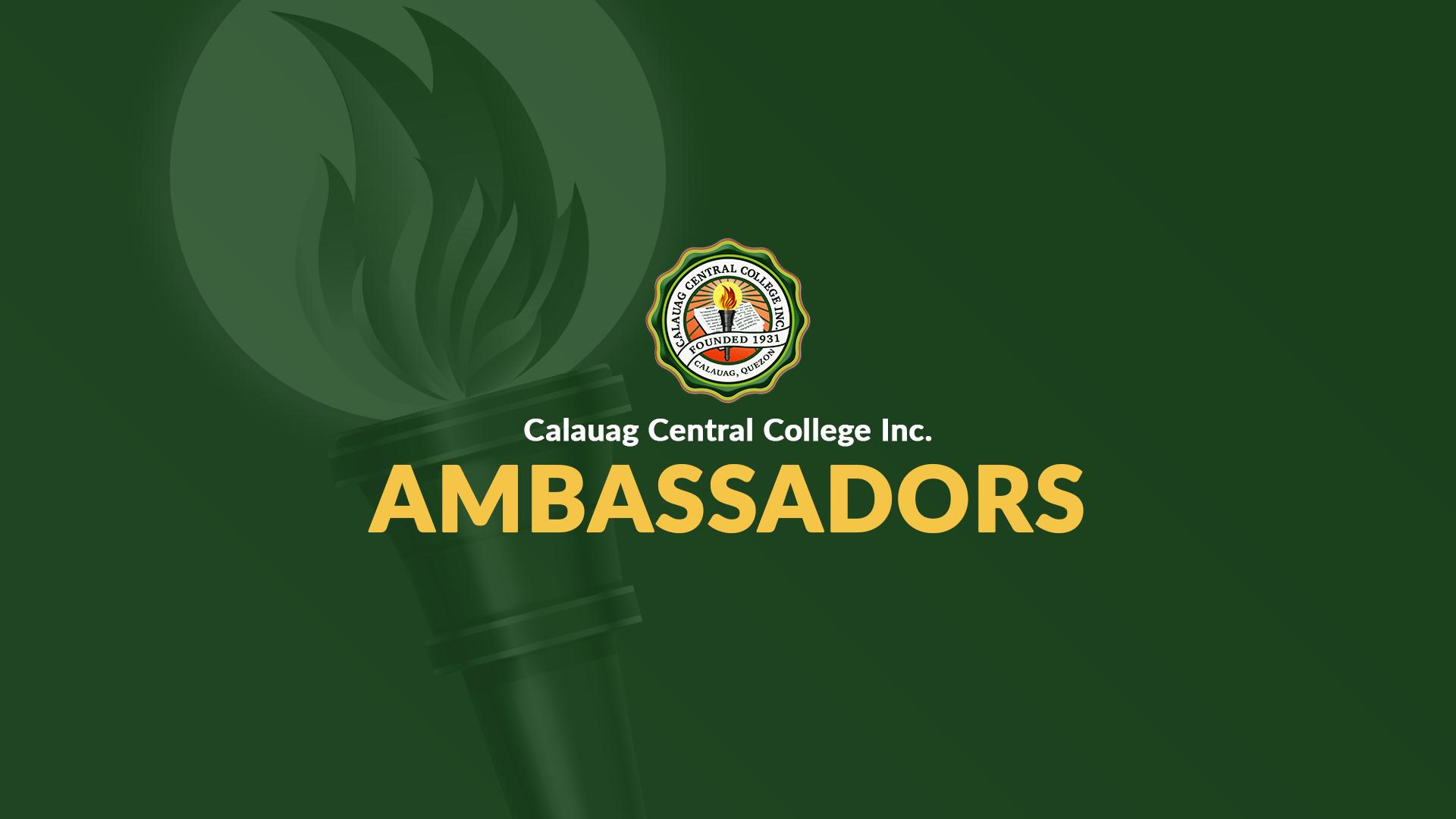 CCC Ambassadors: Epitomizing #CentralYan