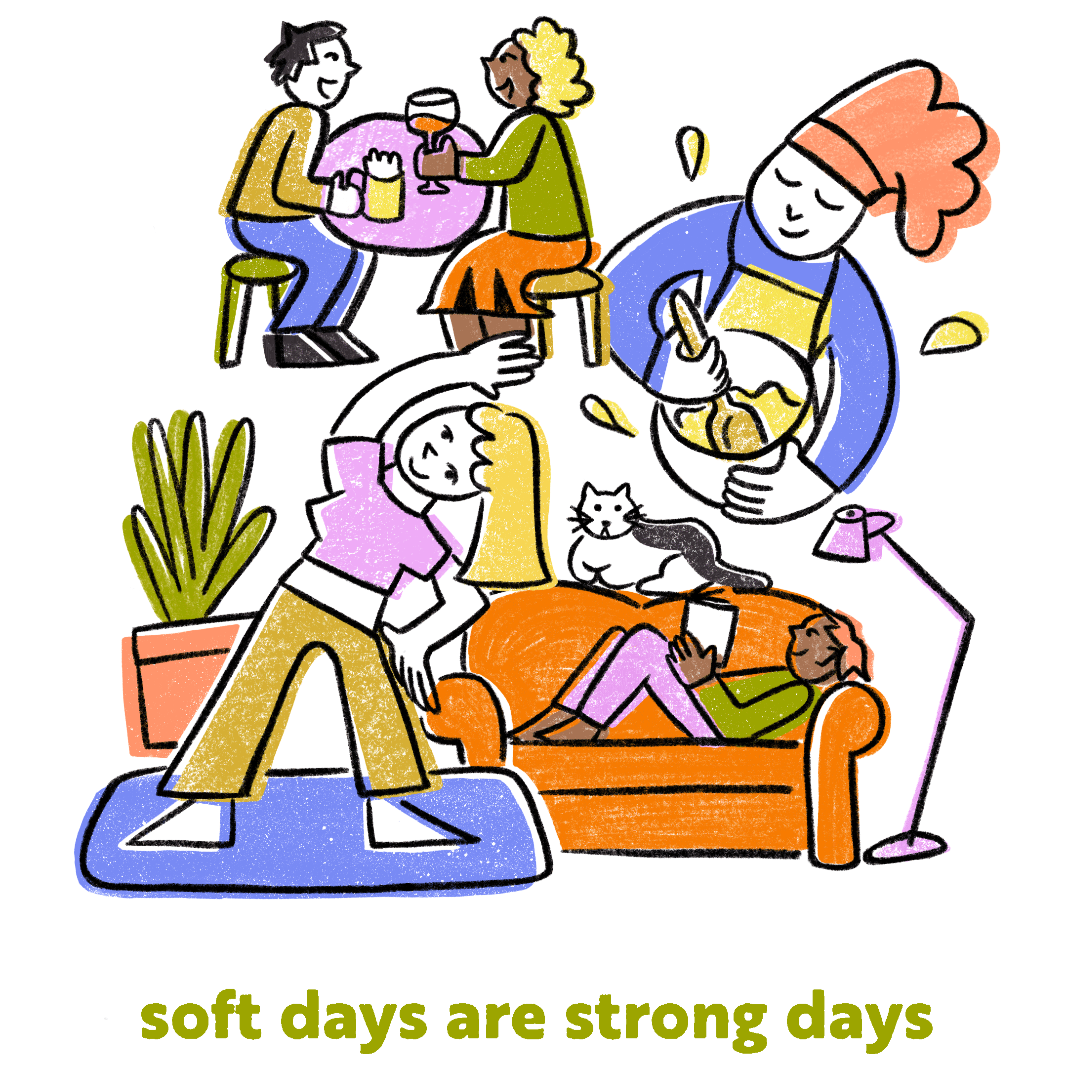 Soft days are strong days