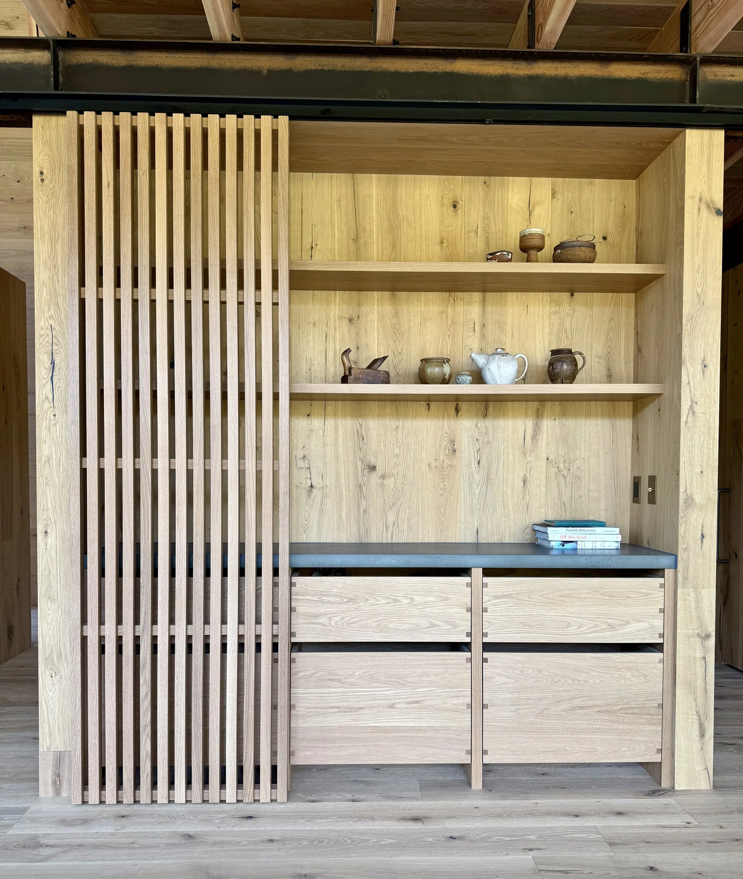 white oak cabinetry