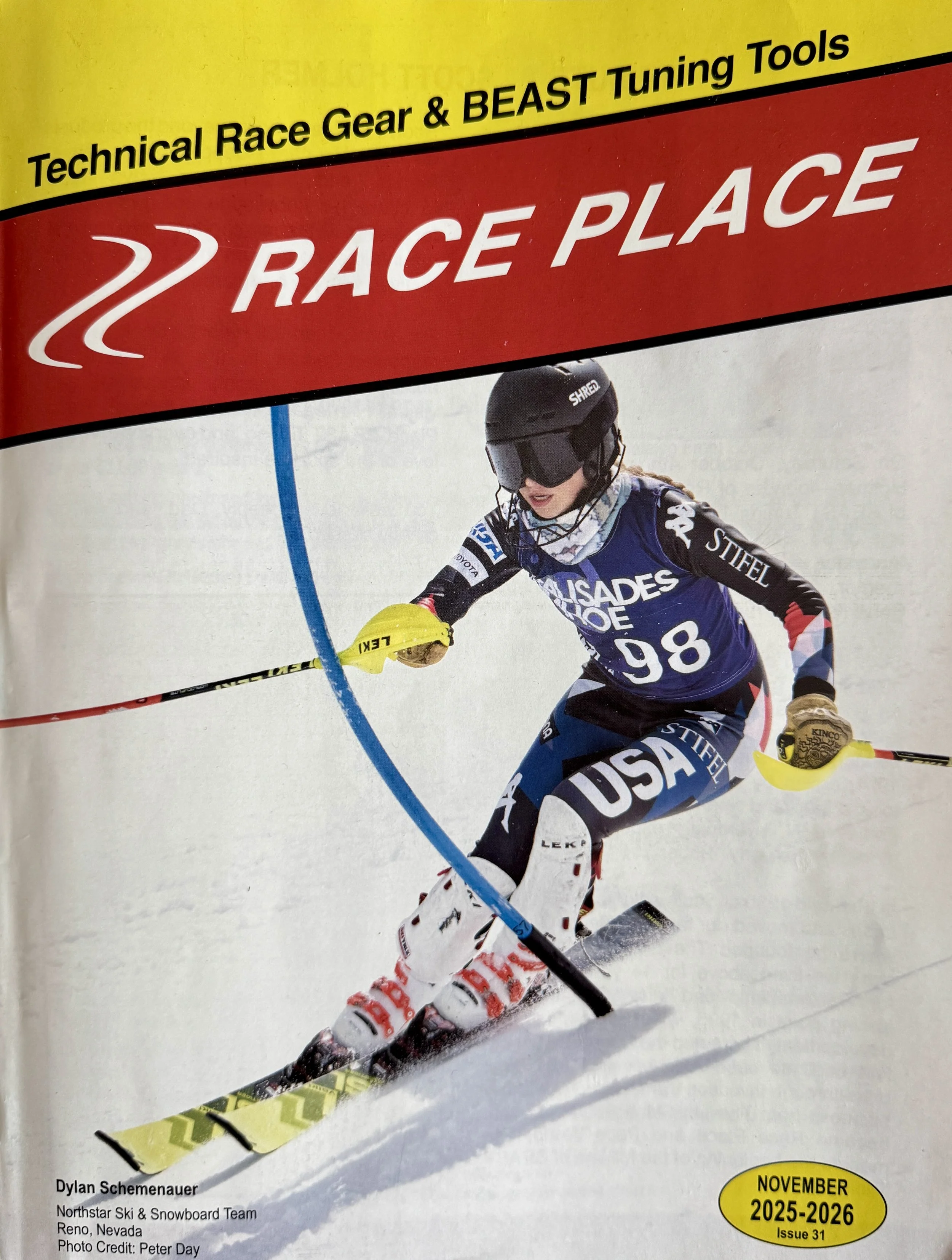 Cover of the November 2025-2026 Race Place catalog