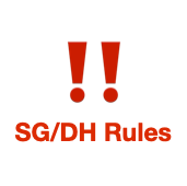 Race Rules Reminders - SG/DH