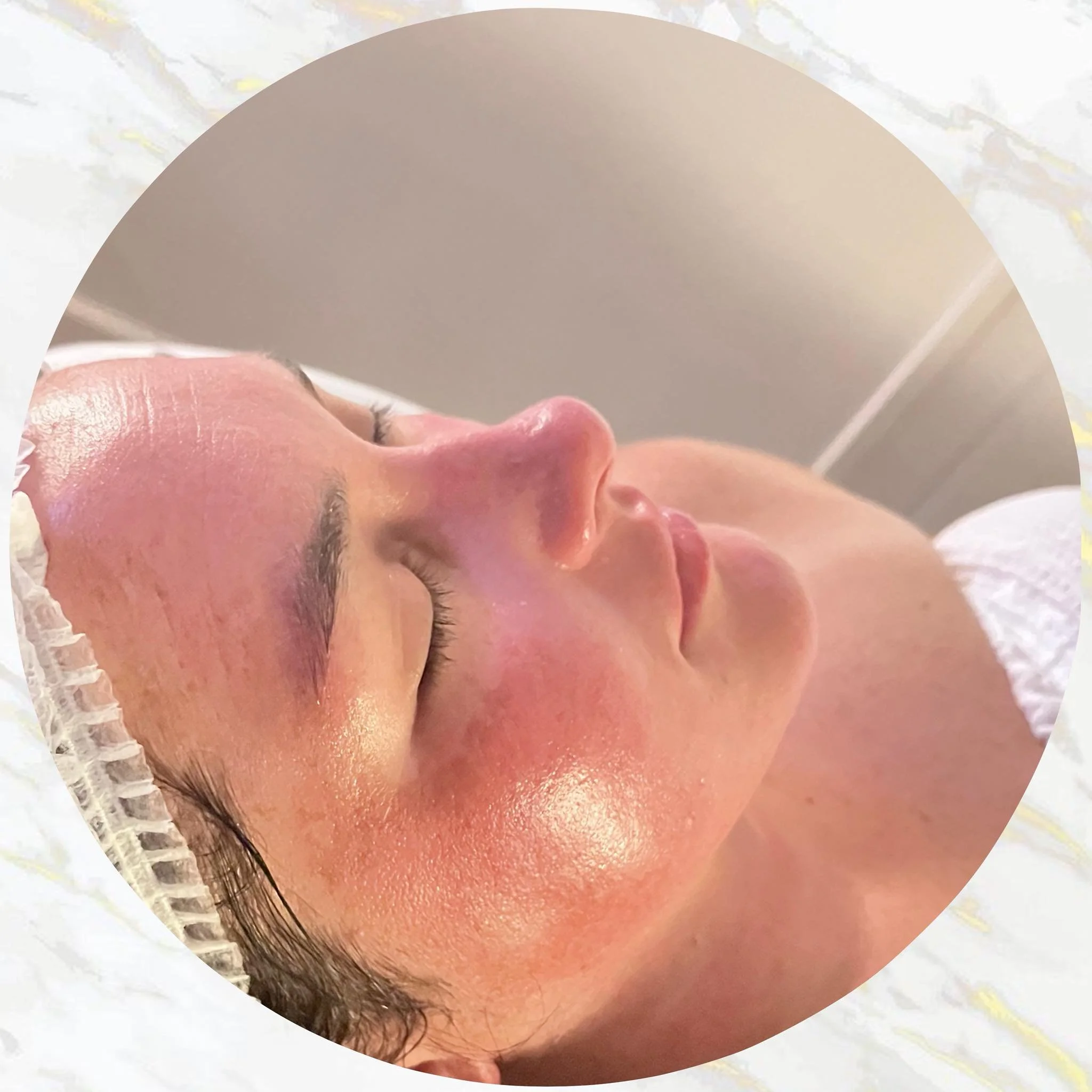 After an Enzyme Facial by Taylor, Your Estie Bestie, at The Sanctuary Spa in Hartsville, SC.