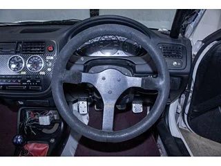 1997 White EK9 civic Type R