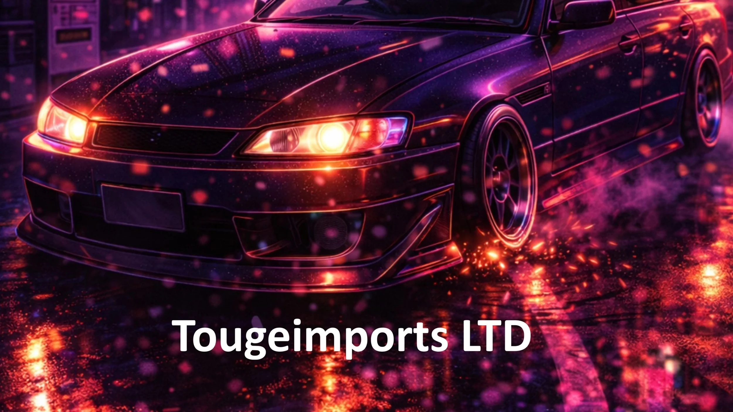 Neon anime car upclose.webp