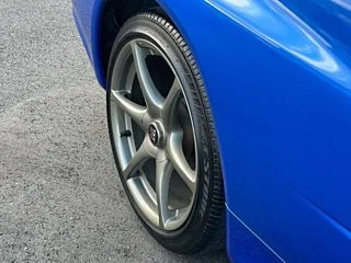 2000 Nissan Skyline GT-R BNR34 in blue, imported from Chiba Japan — rare JDM turbo 4WD coupe with 13,000 km.