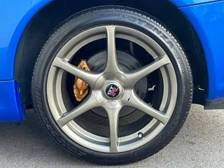 2000 Nissan Skyline GT-R BNR34 in blue, imported from Chiba Japan — rare JDM turbo 4WD coupe with 13,000 km.