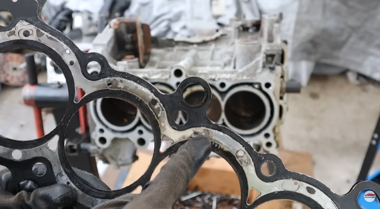 Blown Head Gasket Of Honda Engine