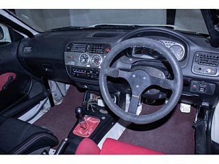 1997 White EK9 civic Type R