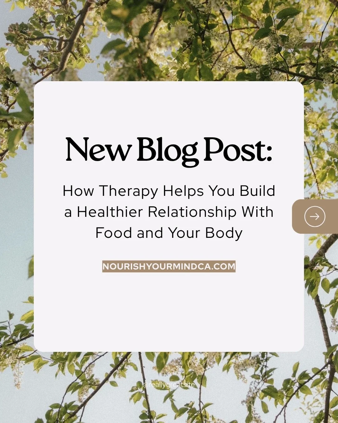 Food and body image struggles can quietly take up so much mental space🍽️🧠

My blog post, &ldquo;How Therapy Helps You Build a Healthier Relationship With Food and Your Body,&rdquo; explores how therapy can help you understand food guilt, body shame
