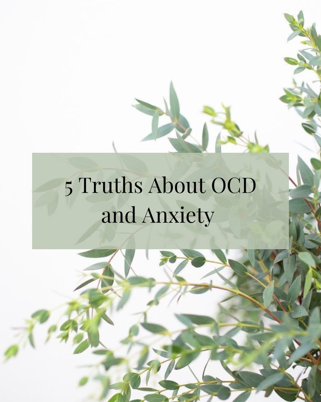 OCD and anxiety can be loud, convincing, and exhausting.

Sometimes we need reminders that fear, uncertainty, and intrusive thoughts don&rsquo;t have to make our decisions for us.

🌿 Swipe through for 5 truths about OCD &amp; anxiety that I often sh