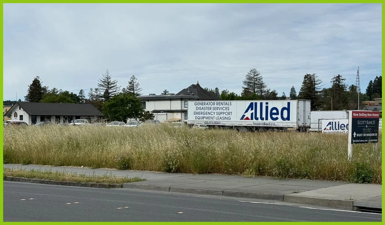  The scale of the vacant land hits us — it’s massive. 