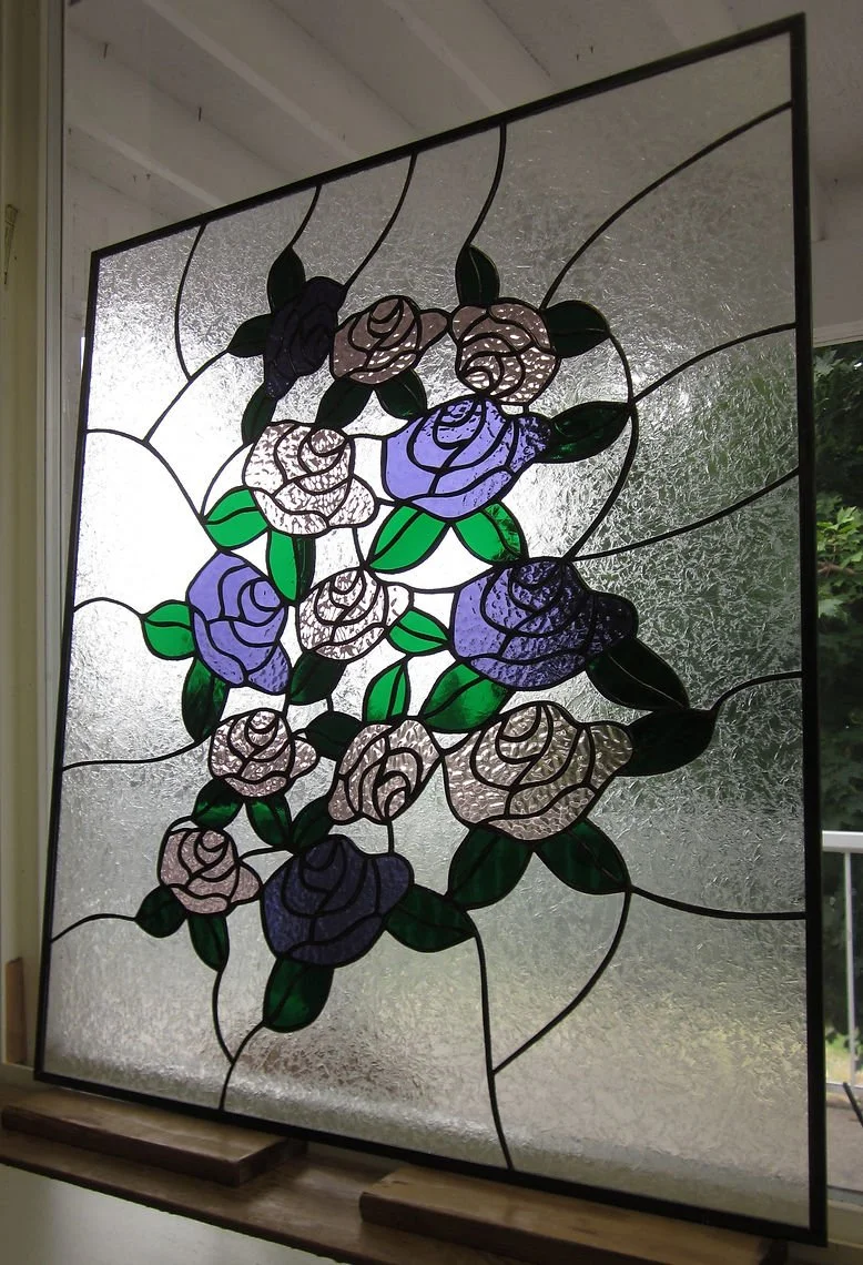 Triple-glaze window commission, 2024