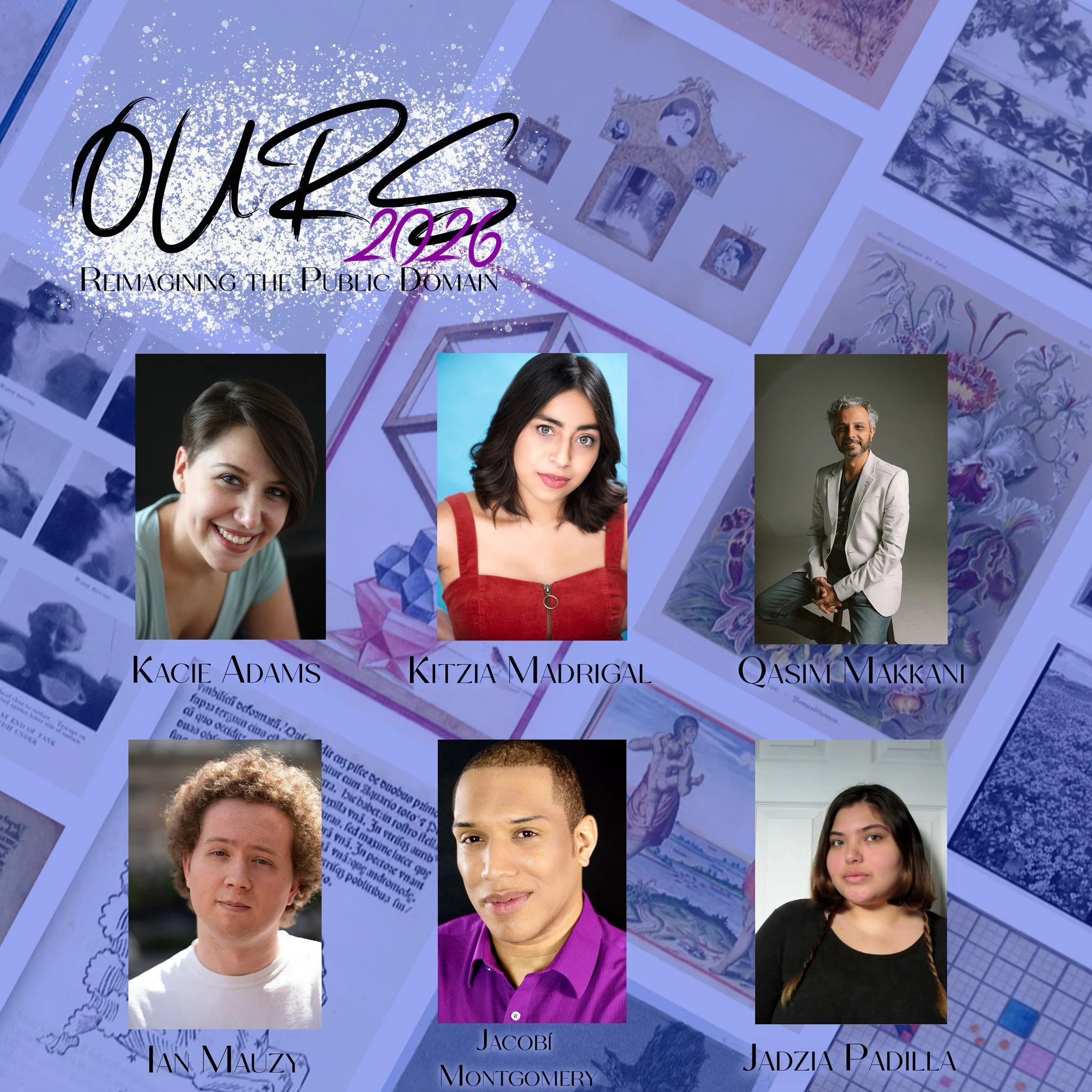 Excited to announce our wonderful cast of actors for Saturday's inaugural performance of "Ours, Reimagining the Public Domain" at Spring Branch Memorial Library! 

Please join us at 2 and 4 PM to hear nine new works inspired by the public d