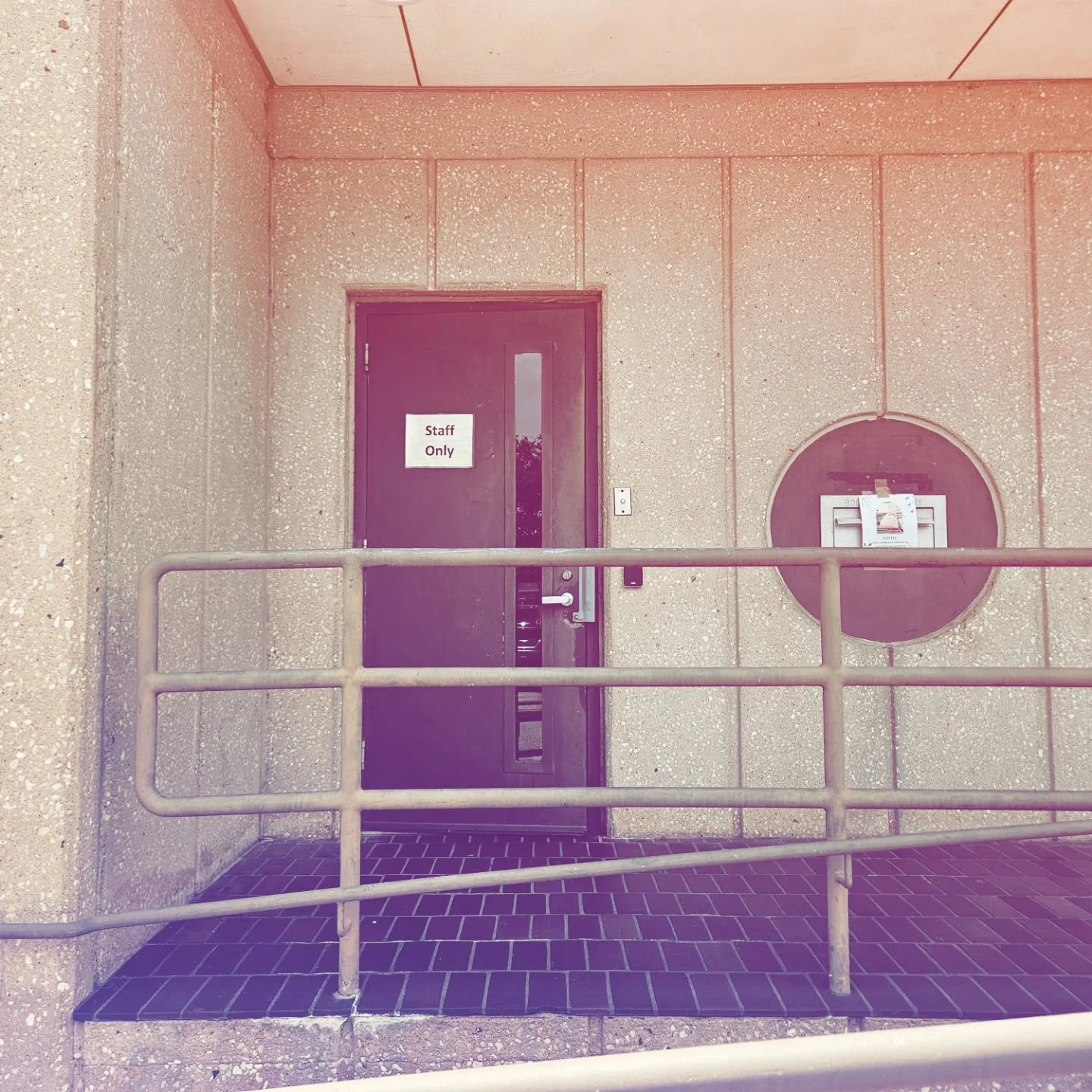 Have you ever wanted a secret thrill when entering a municipal building? What do libraries get up to in their office areas. For one day only you can see! 

Ours, reimagining the public domain has a special entrance to make you feel important- come ar