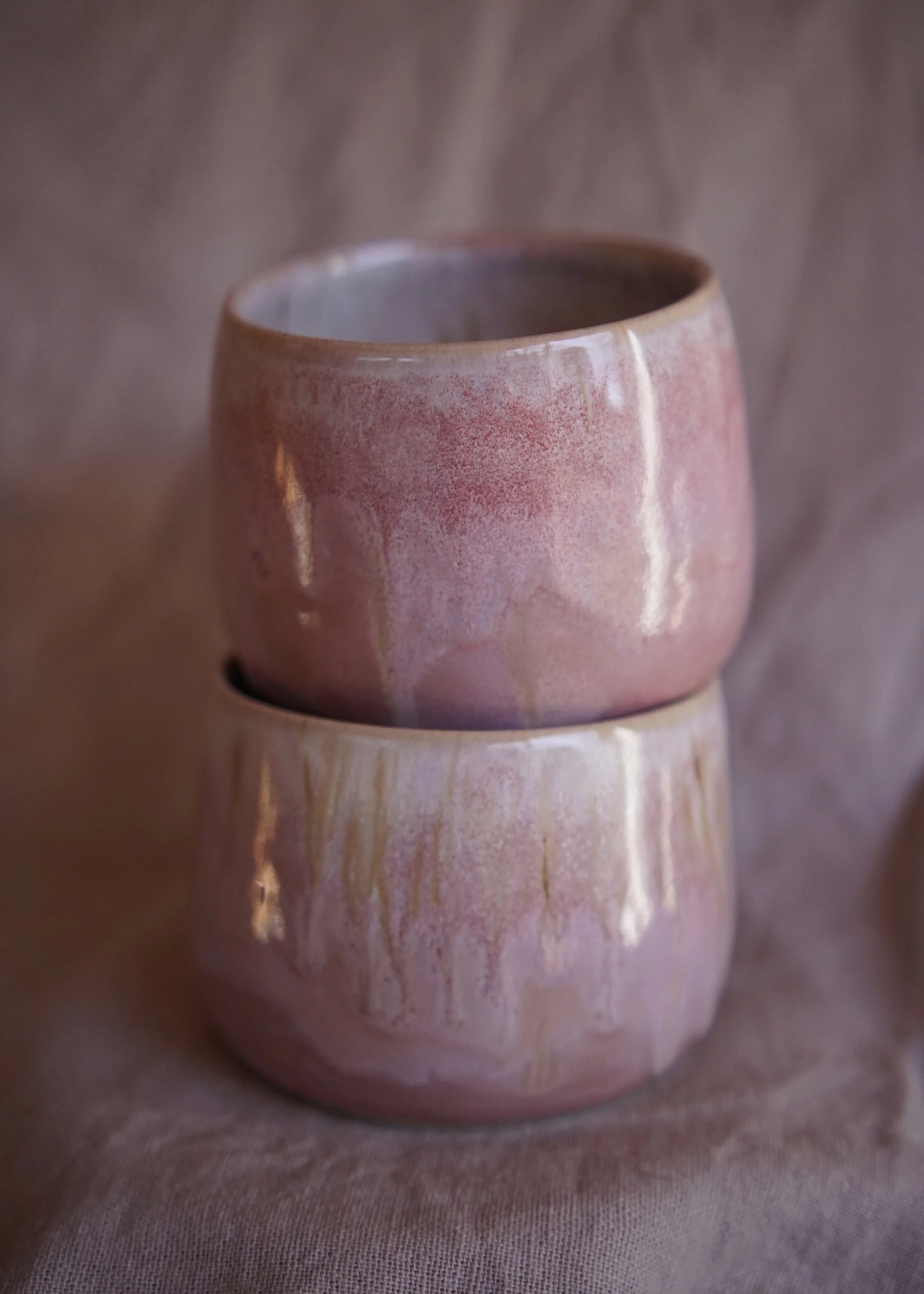 Steinzeug Keramikbecher Turmalin