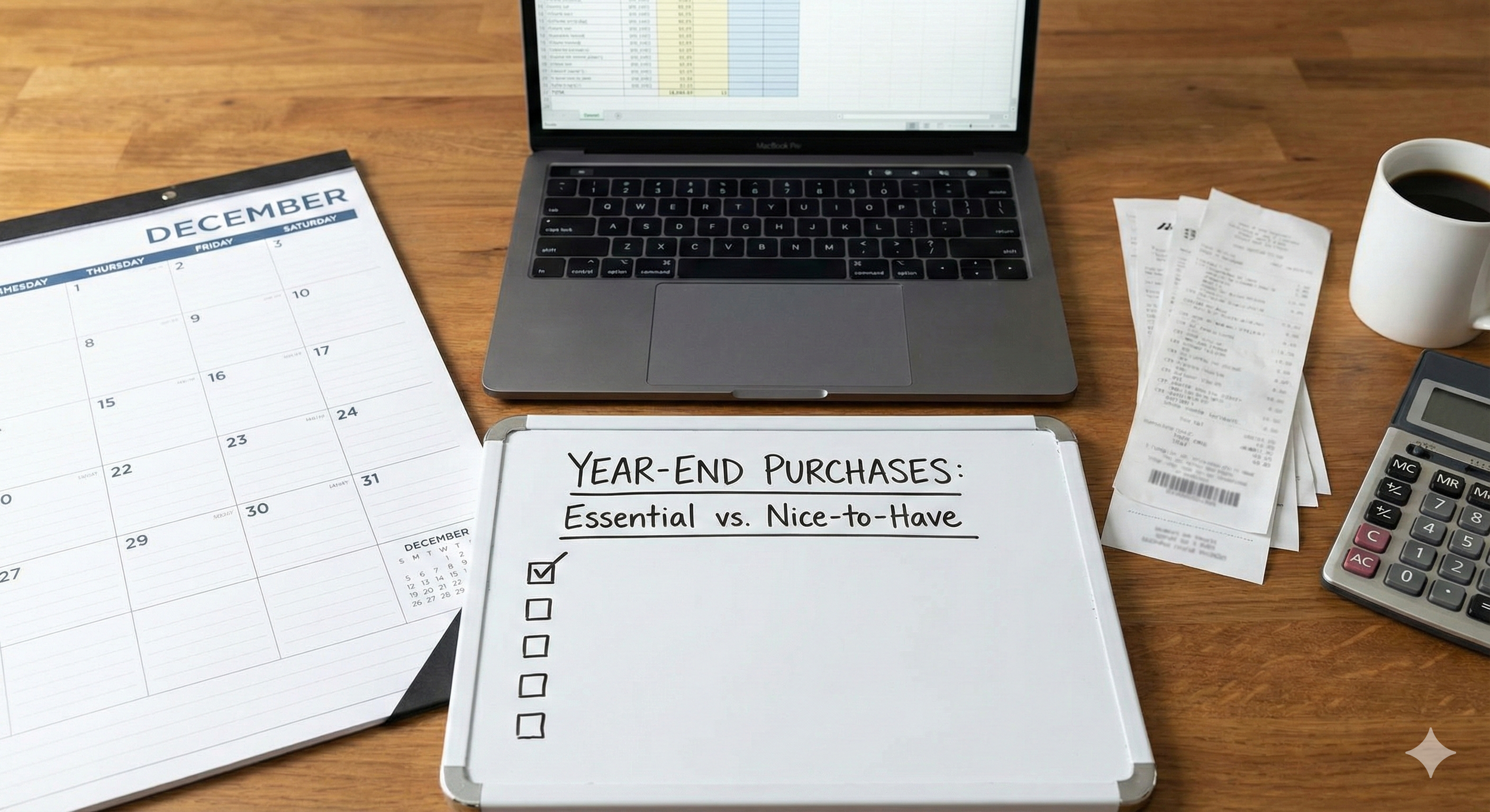 year end purchase checklist