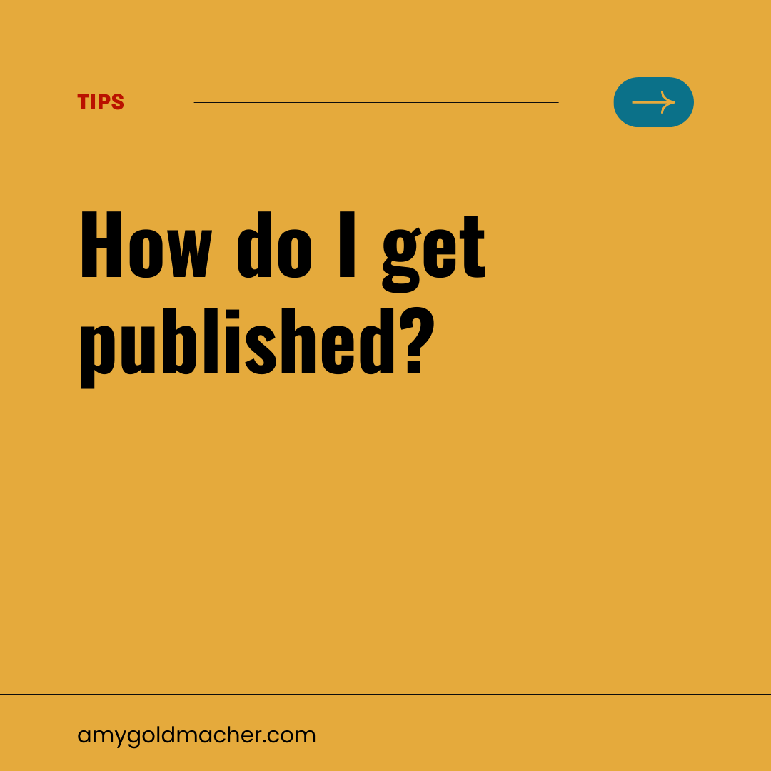 How do I get published?