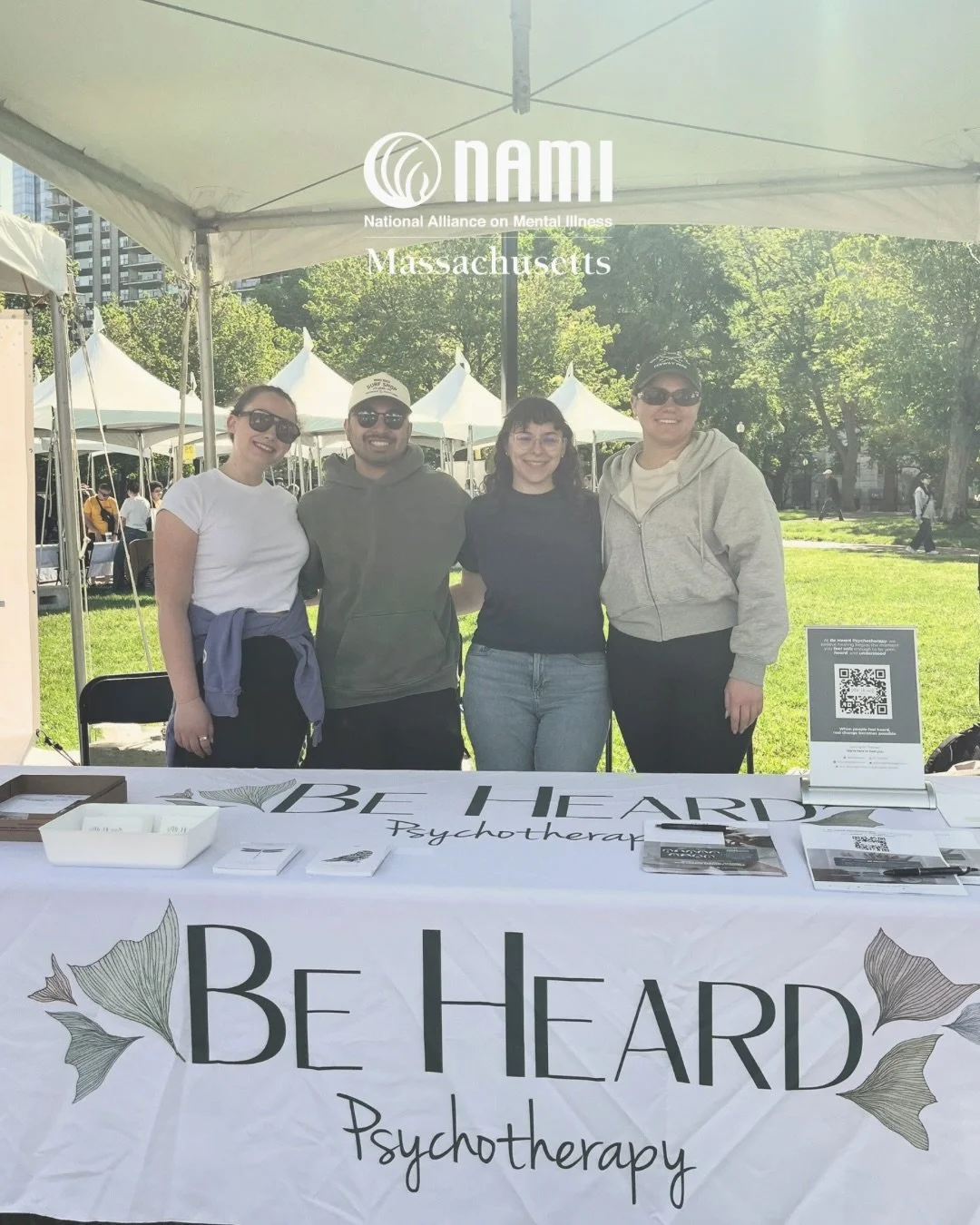 This weekend, our team was at the @namimassachusetts and it was wonderful to talk to everyone who stopped by our booth and enjoy the sunny day.

Thank you so much to everyone. 🤍

Check out our website to meet the whole team and see our space.

#behe