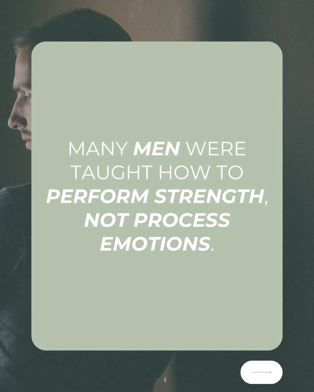 A lot of men learned very early that vulnerability could cost them connection. So they adapted.

By becoming &ldquo;fine.&rdquo;
By staying quiet.
By avoiding emotional conversations.
By carrying stress internally.
By turning pain into anger, humor, 