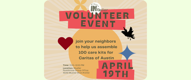 Volunteer Event: Assembling Care Kits for Caritas of Austin