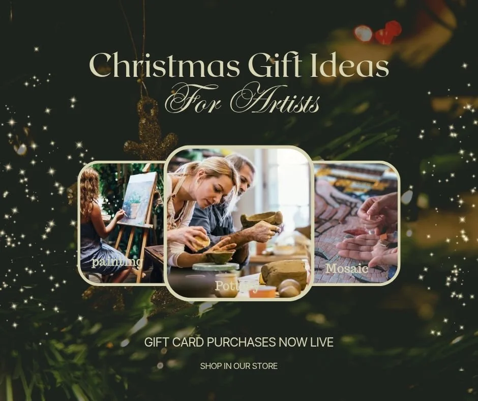 Still Christmas shopping?
Here's a thought: purchase them an art class!

My clay classes, or perhaps mosaic, watercolor or other fun art classes are available by gift card at Buchanan Art Gallery !

https://www.buchananartgallery.org/gift-card