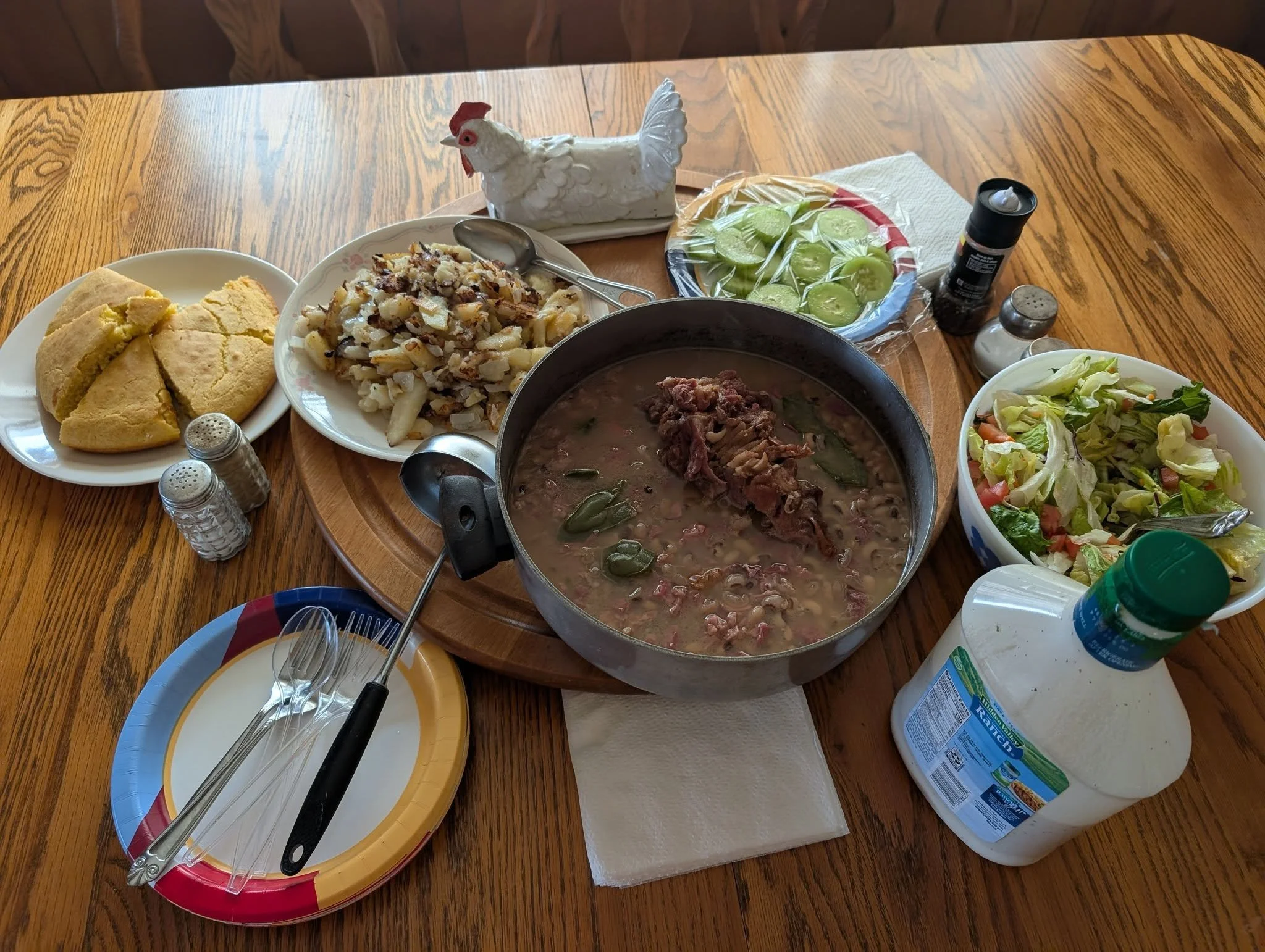 YOU WISH YOU WERE HERE. 

I AM. 😉😉😉

Come on over if you're hungry...