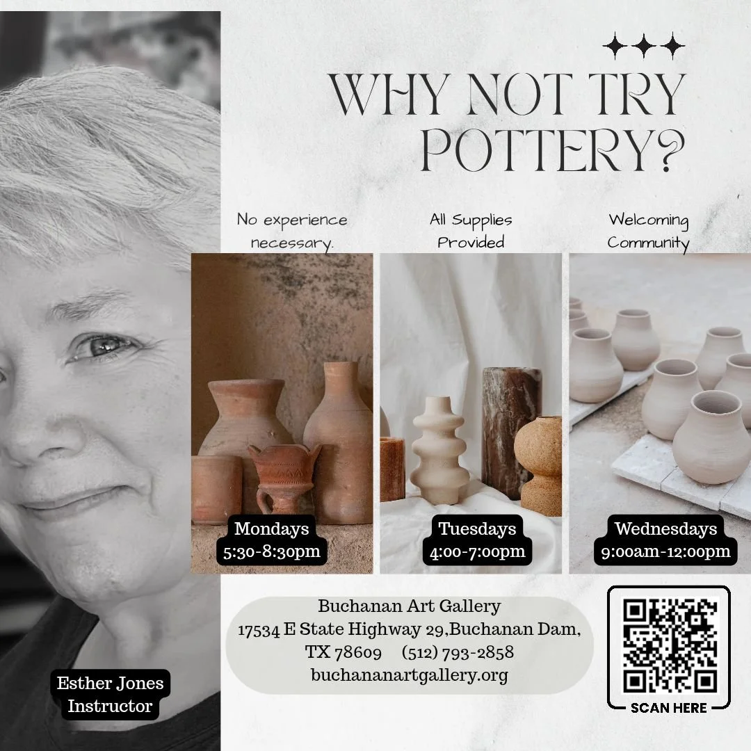Starting next week, on MONDAY February 2nd, our new clay class begins.

It will be just like our other two classes: no experience necessary, all supplies provided, friendly community ready to meet you. 

At $43 a session, you won't find another ongoi