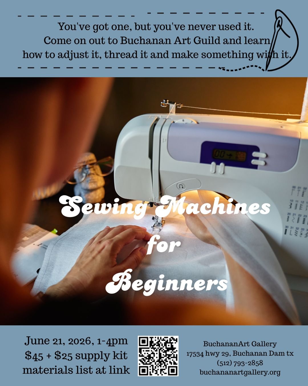 So many of you have requested a class on how to use your straight stitch sewing machine! 

This is something I learned at my mother's knee, but I had no idea there would be so much interest in the topic. 

Please be sure and check the materials list: