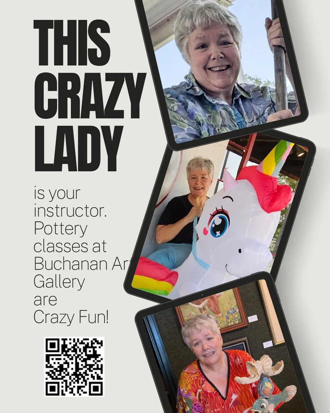 Join us for a lot of FUN!

I'm always telling students "I don't promise an outcome, but I do promise FUN!"

And when I say "no experience necessary? That's exactly what I mean. 

Also no talent necessary. I consider it my job to make t