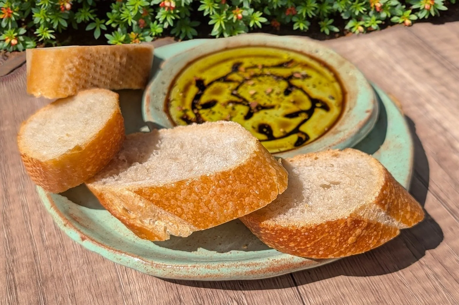 Elegance Ceramic Bread Dipping Plate