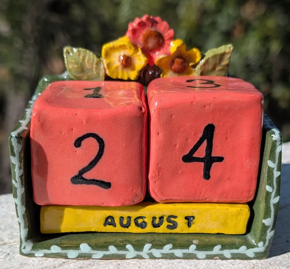 Handcrafted Ceramic Perpetual Calendar