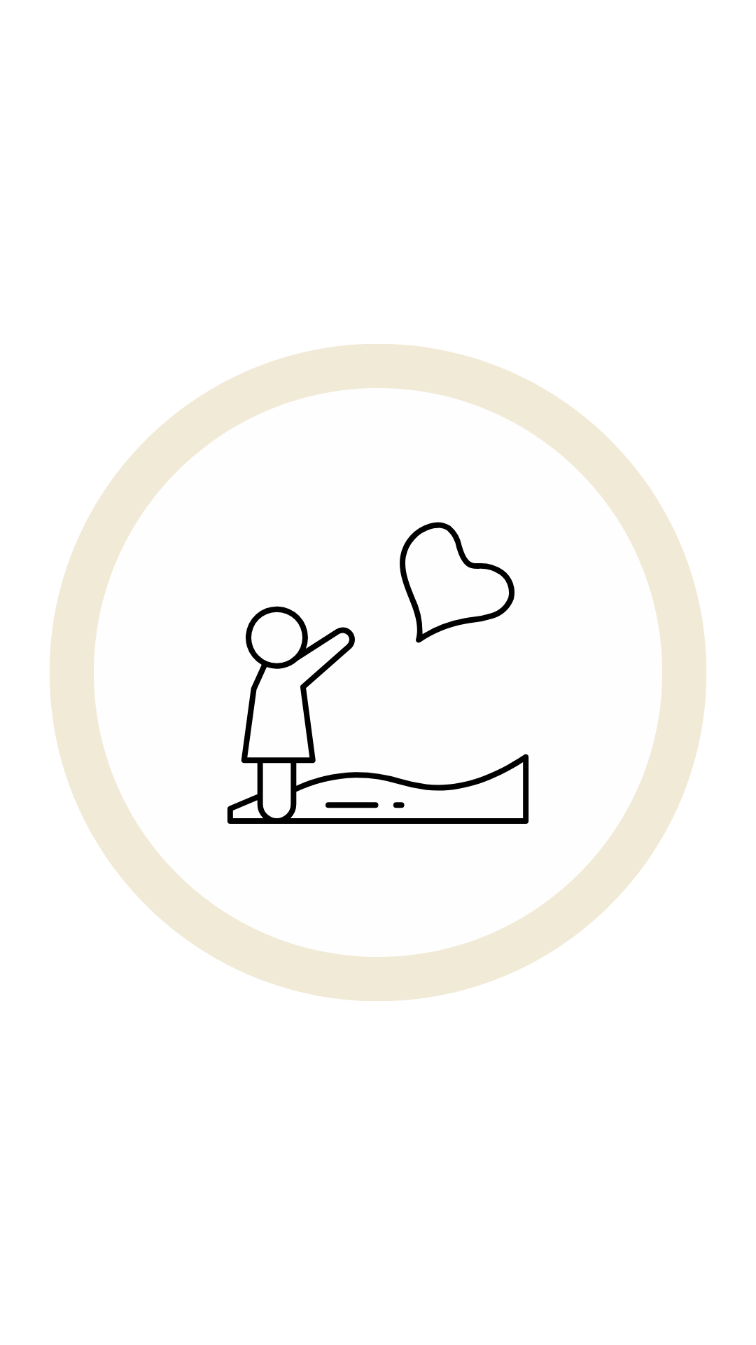 girl letting go heart balloon