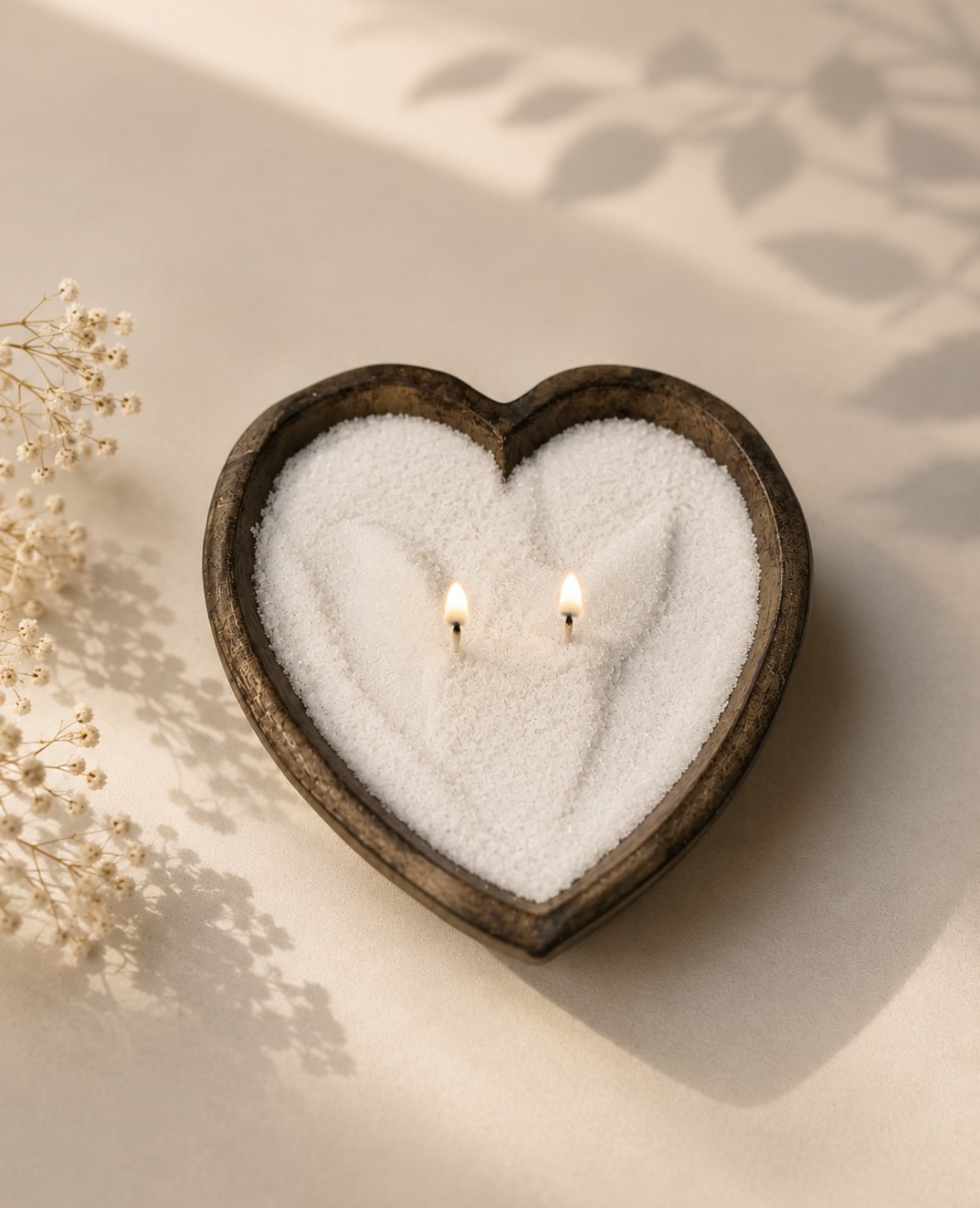 Heart Candle Bowl