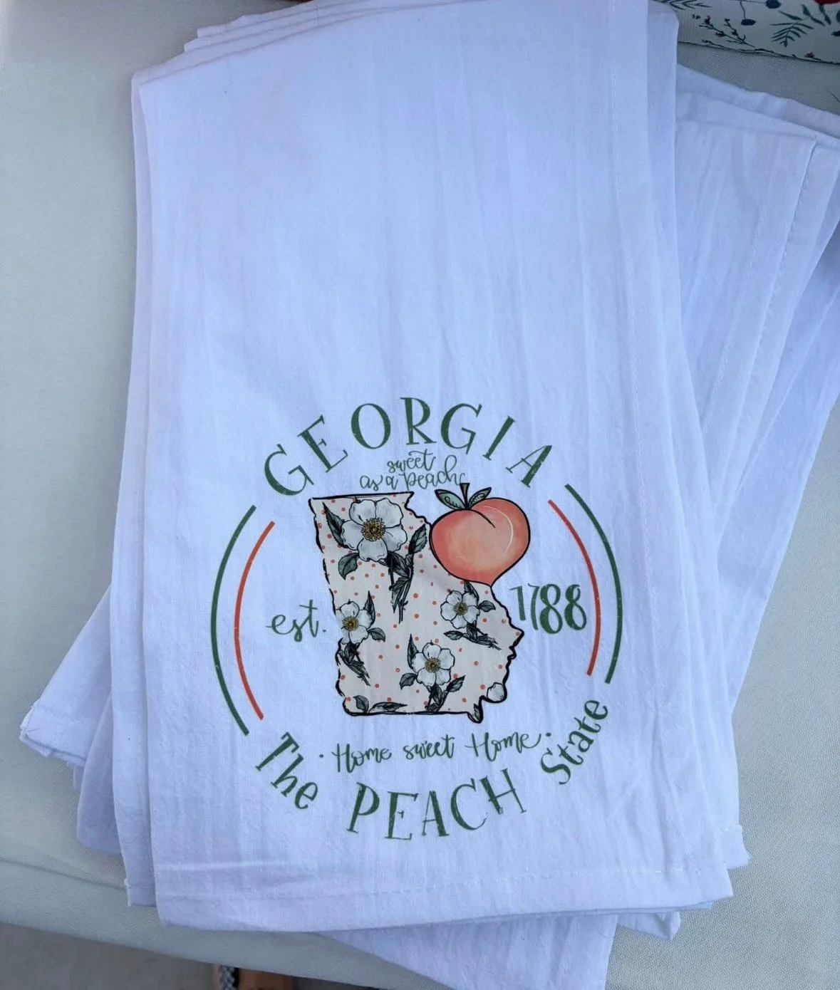 State of GA Dish Towel