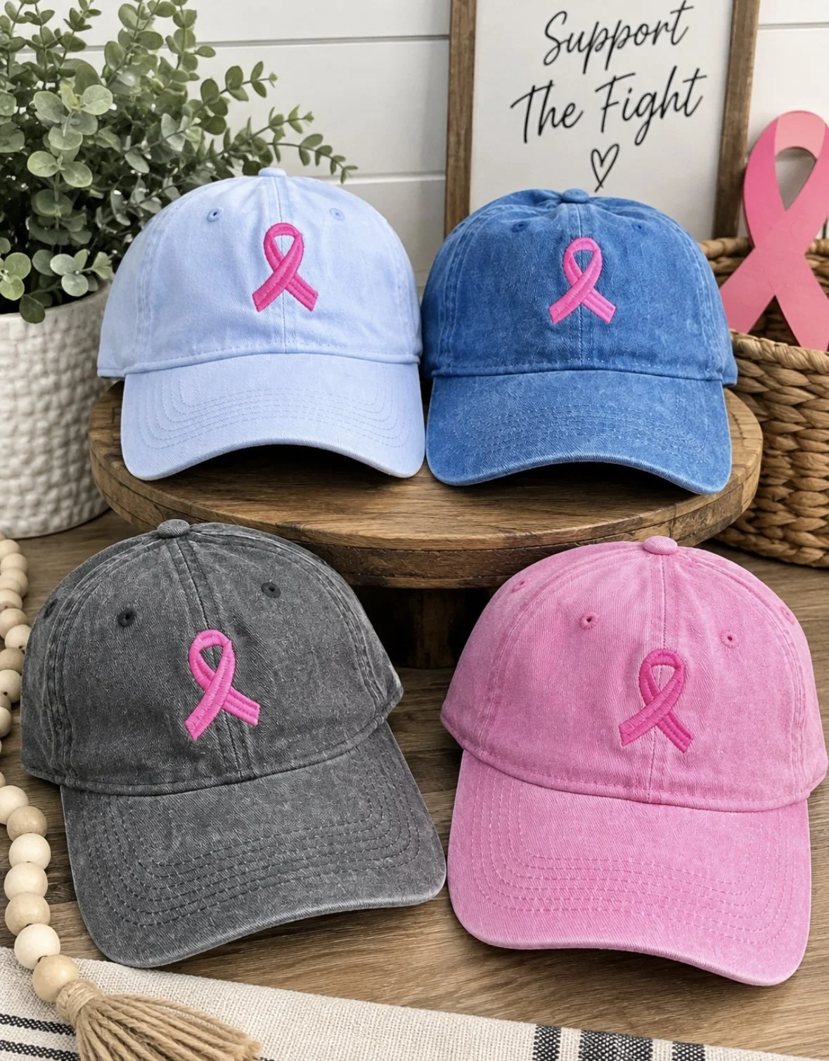 Breast Cancer Awareness Hats