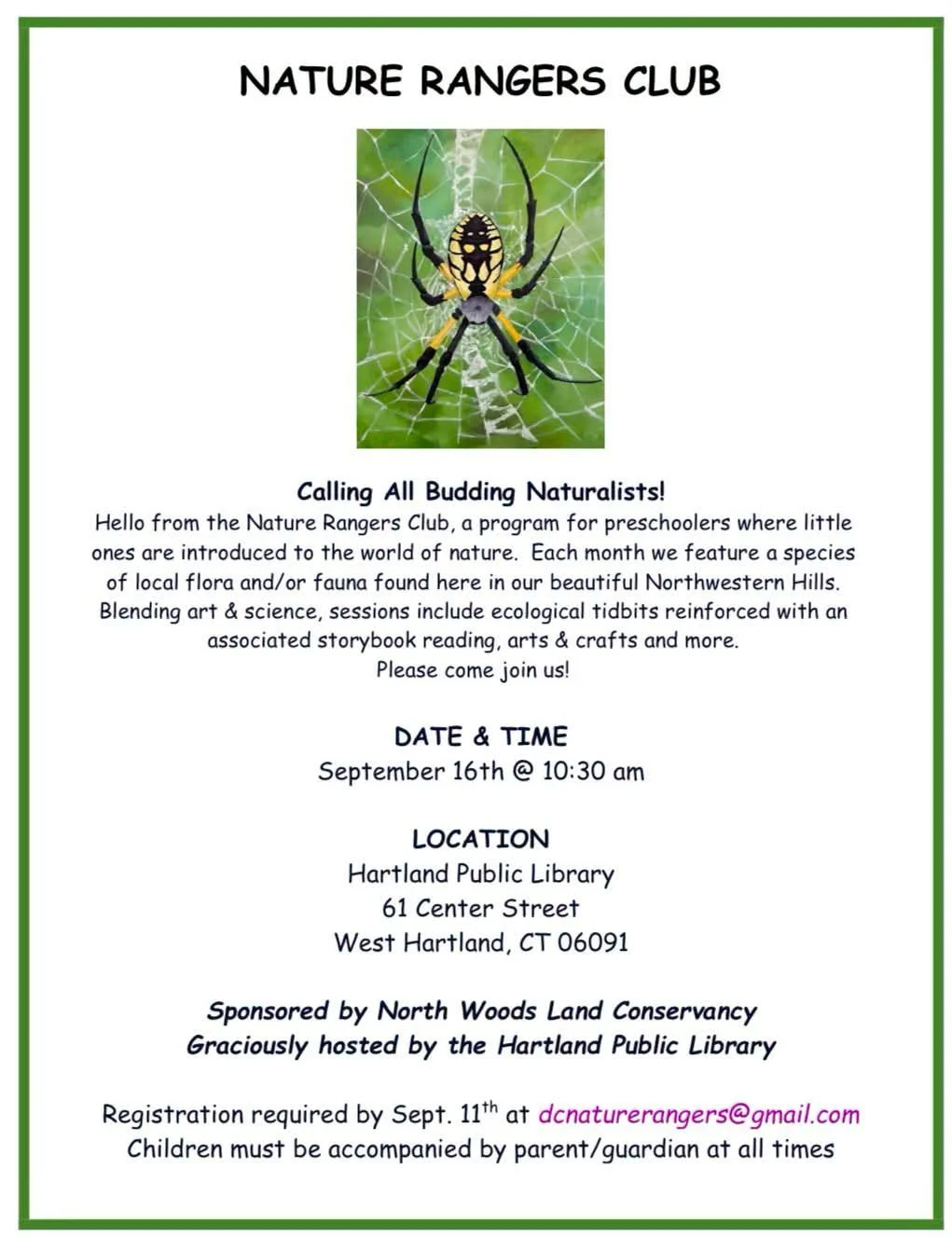 Nature Rangers Club - October