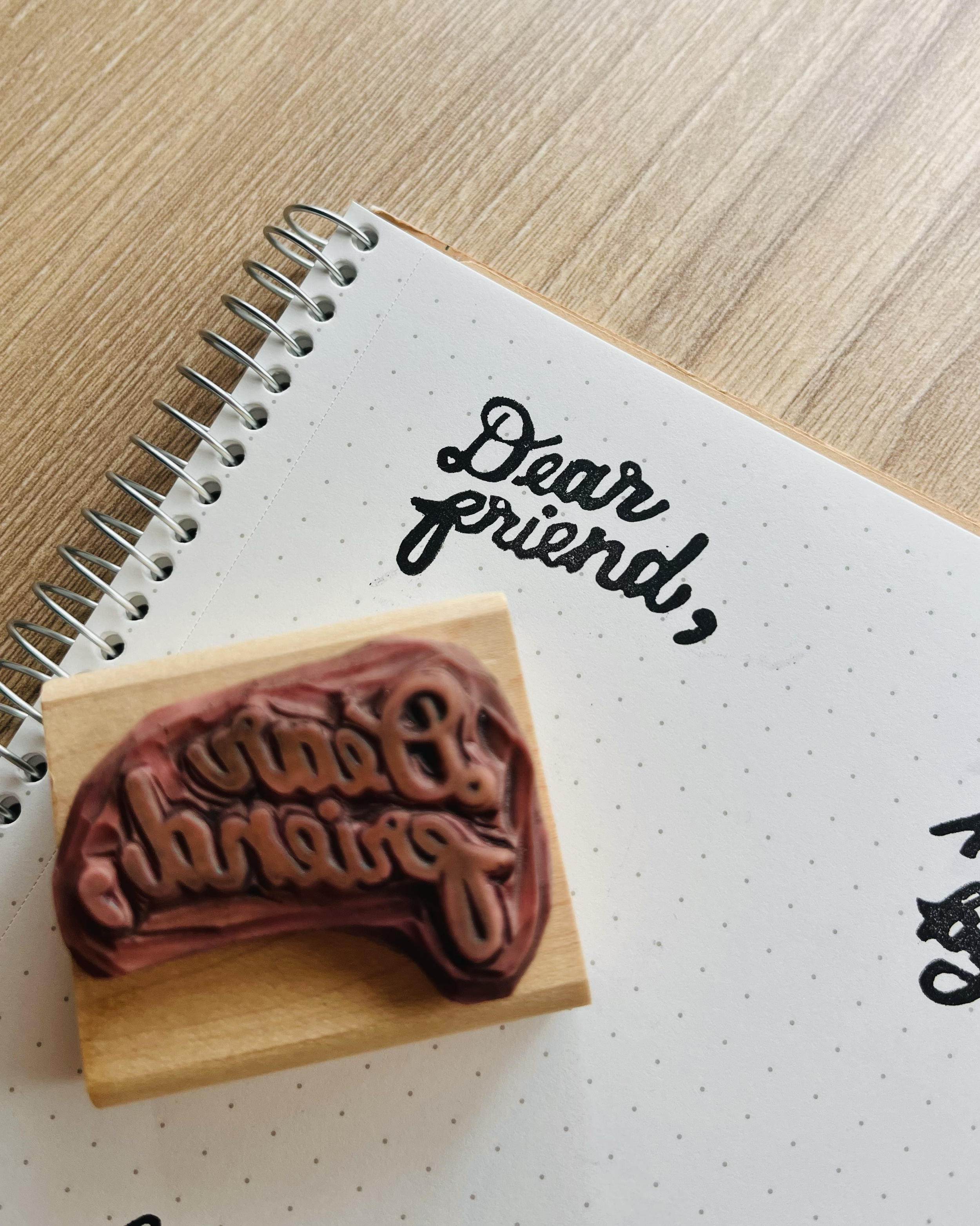 "Dear Friend" Stamp