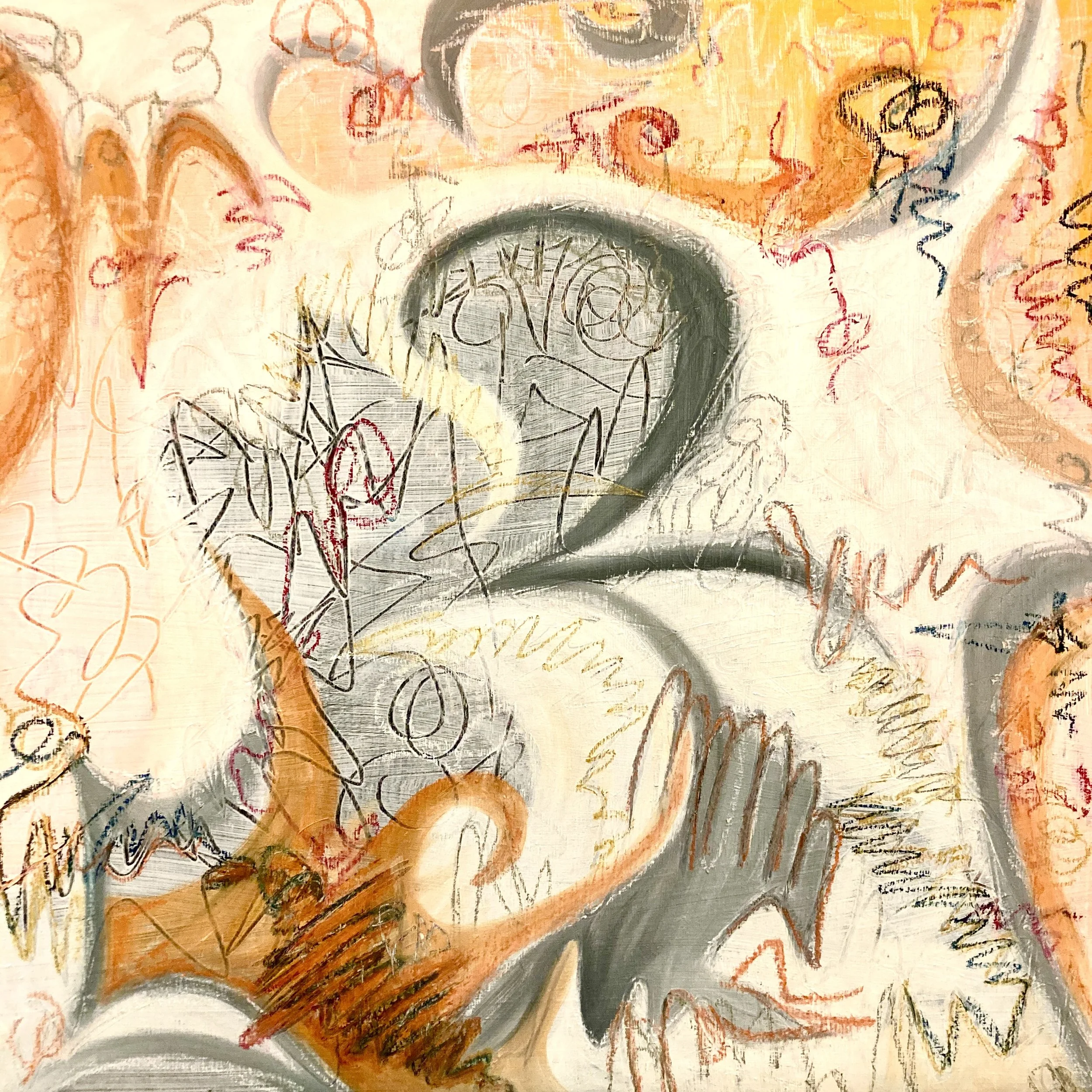 oil on panel, 12x12in