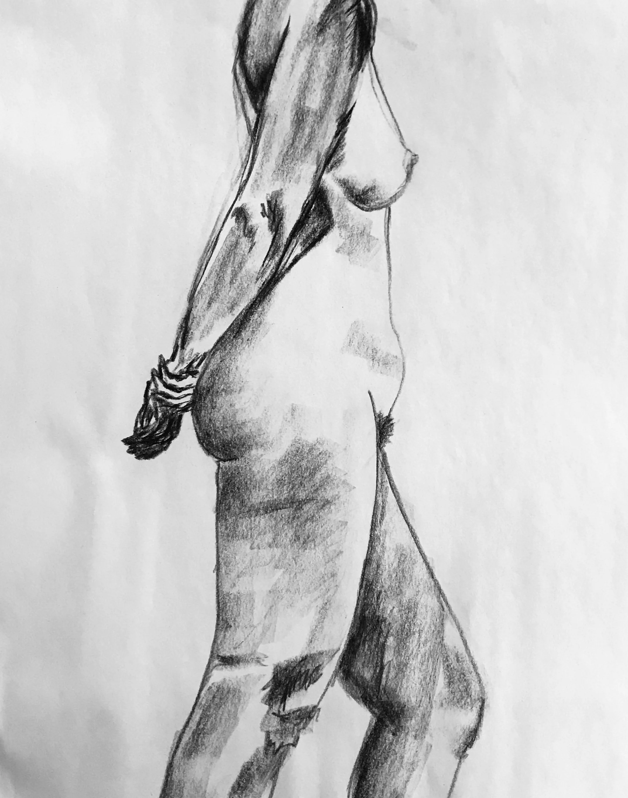 charcoal on paper