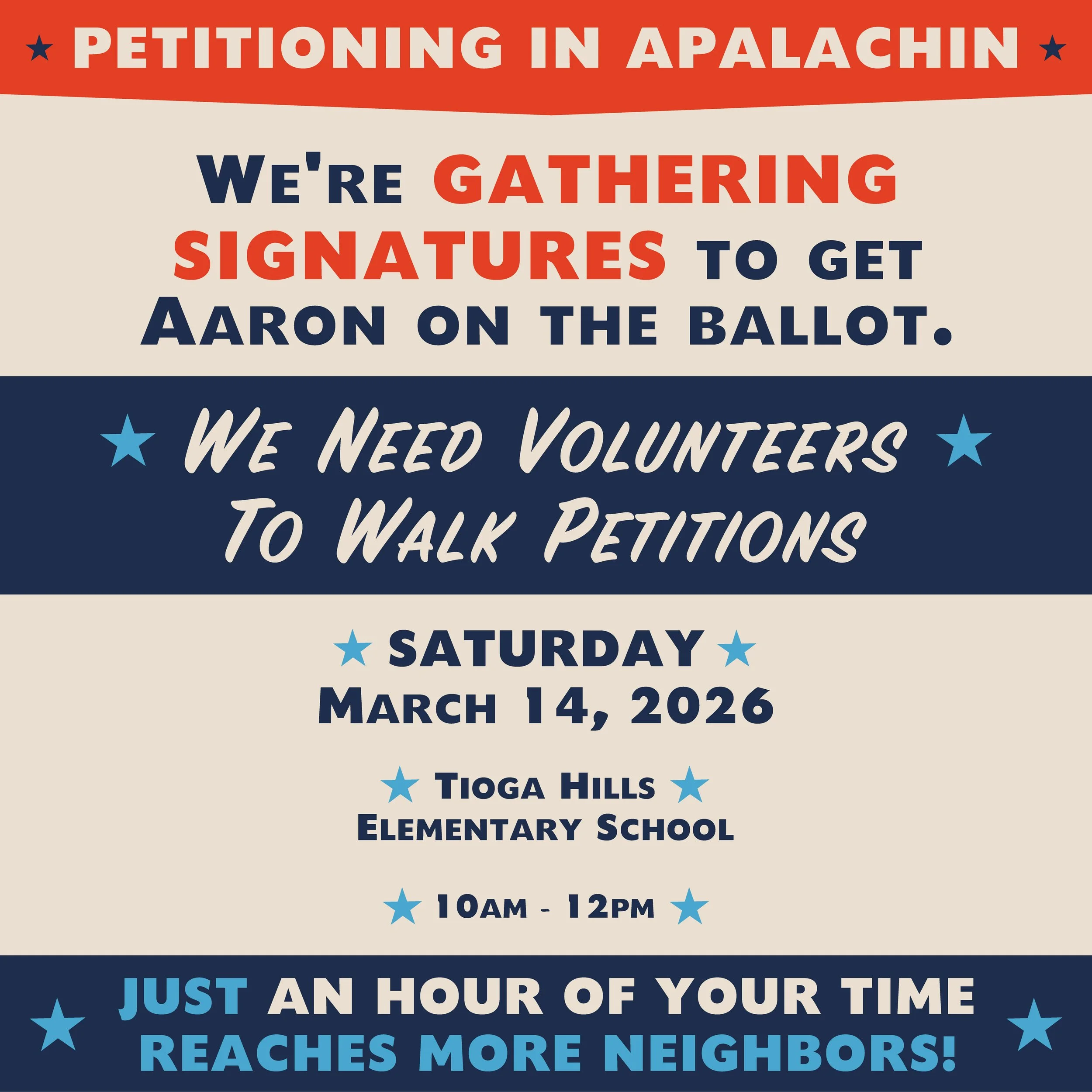 Petitioning in Apalachin 