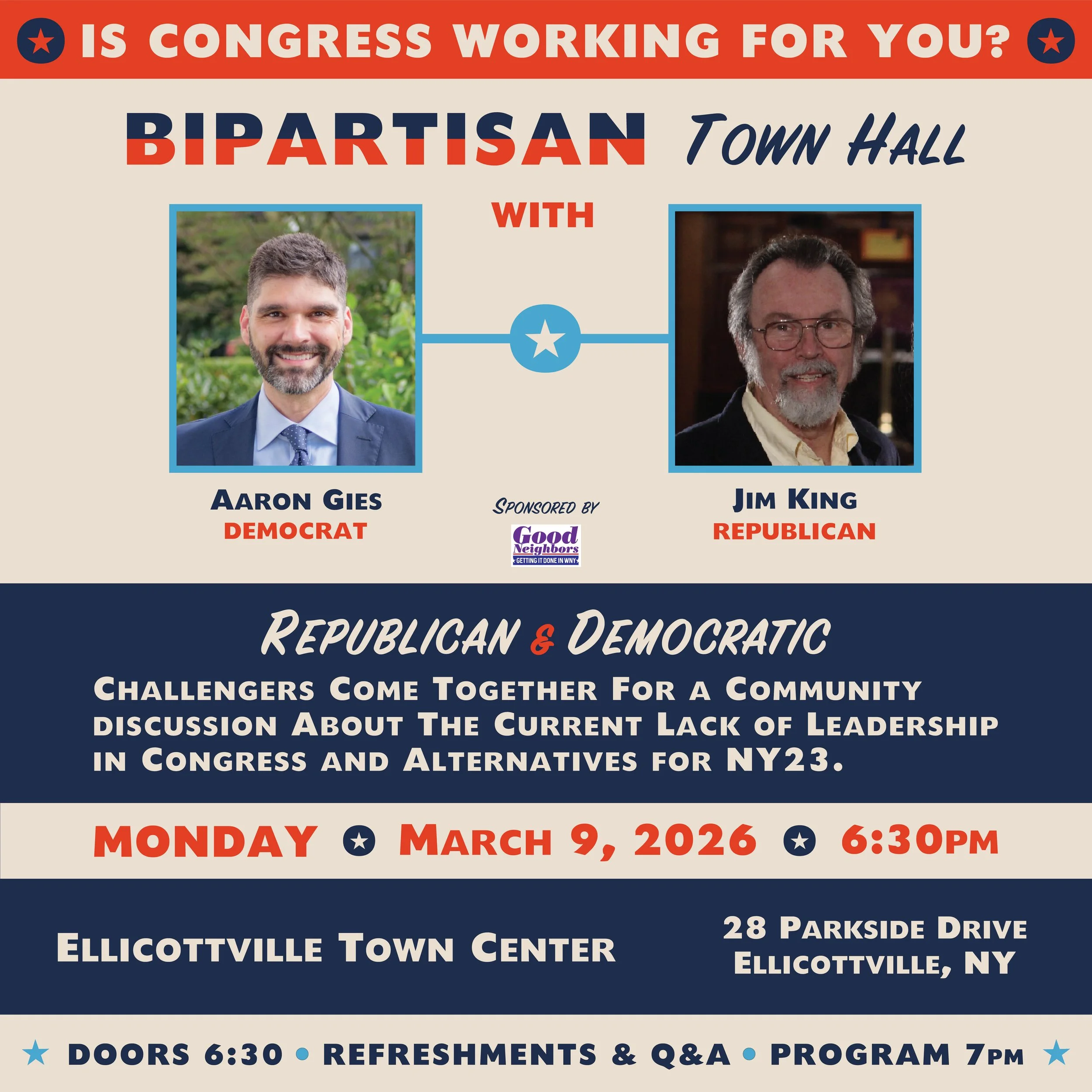 Ellicottville Bipartisan Town Hall