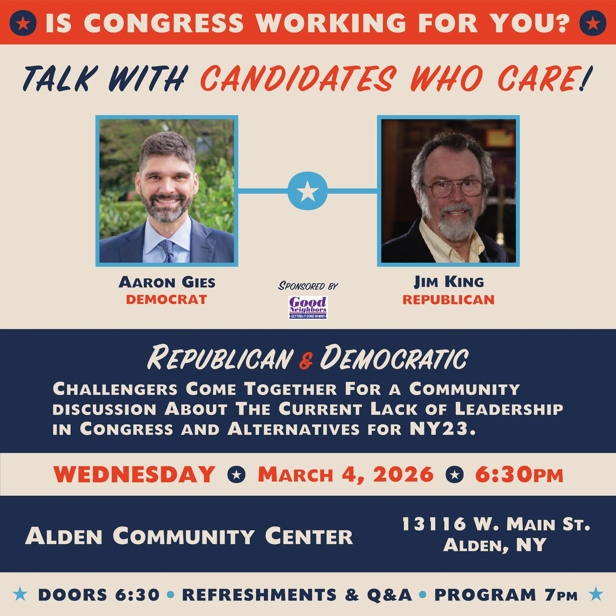 Alden Bipartisan Town Hall