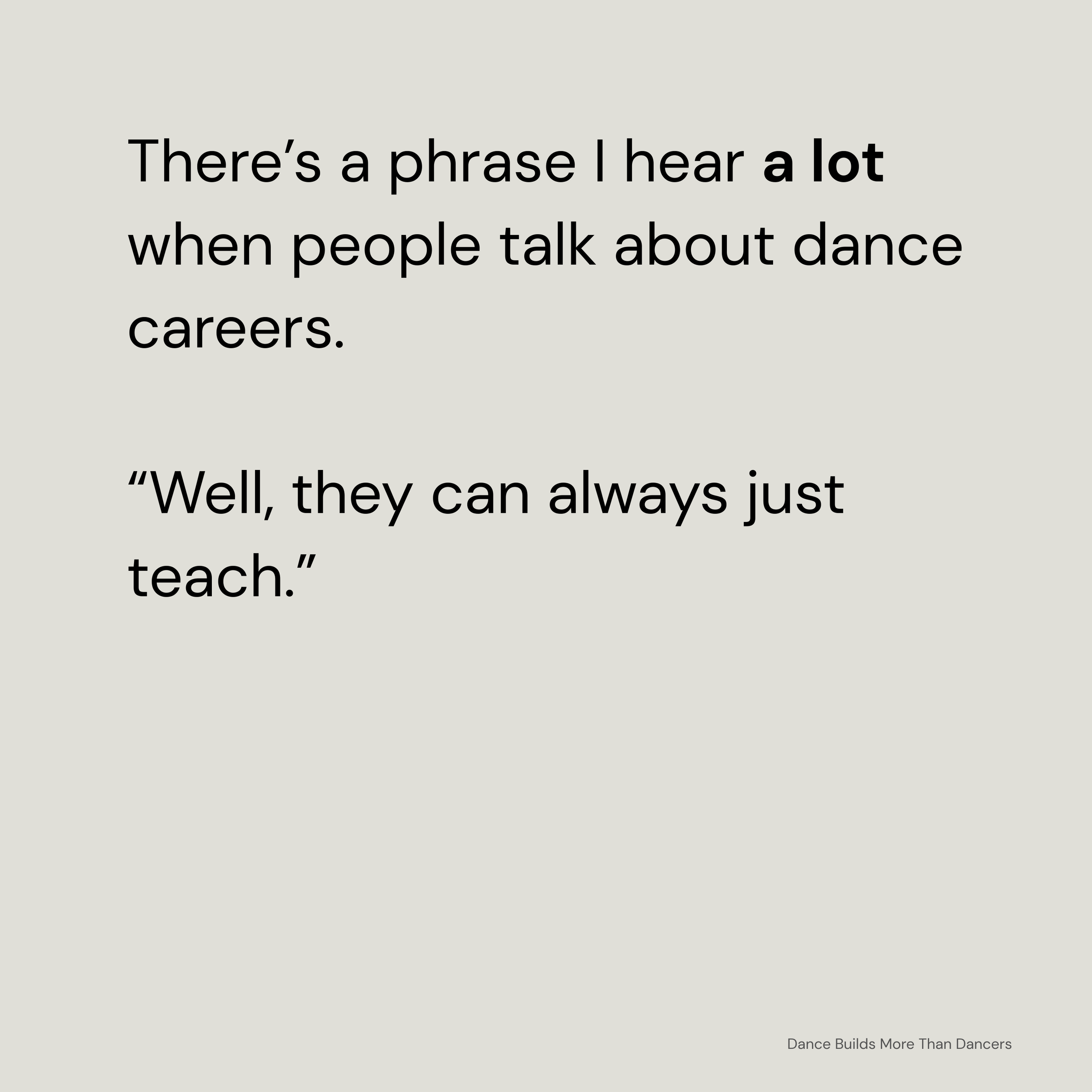 Dance Builds More Than Dancers - Part 5